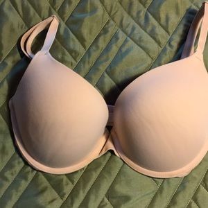 PINK Victoria's Secret 34D push up bra nude